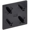 SUS (esuyuuesu) Frame Cap 40, 40, 2S SFA – 014 (Pack) , blk