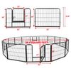 Dog Kennel Exercise Playpen 16 Panel Detachable Multiple Shape Safe For Pet 24"