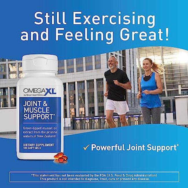  OmegaXL Joint Support Supplement - Natural Muscle