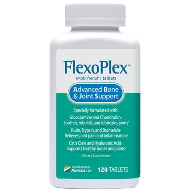 FLEXOPLEX Advanced Bone & Joint Support Formula - Promotes Healthy Joint Function & Offers Natural Relief from Joint Discomfort (120 Tablets)