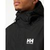 Helly Hansen Men's Seven J Waterproof Windproof Breathable Rain Jacket, 992 Black, Large