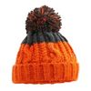 Beechfield B437 Apres Beanie - Azure Blue/Oxford Navy