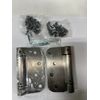 4" Spring Hinges  (4-Hinges) Satin Nickel. US15A. 5/8" Radius.