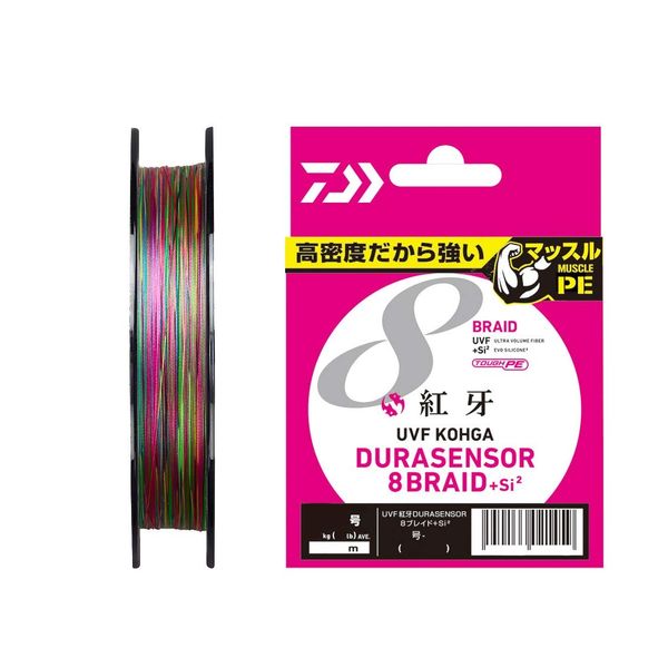 DAIWA PE Line UVF Red Fang Dura Sensor X8 + Si2 0.8 no. 400 m, 5 Colors (with color marking)