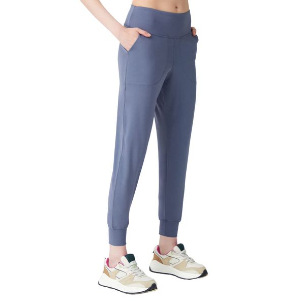 LOS OJOS Damen Joggers Trainingsanzug, Kohle, S EU