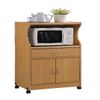 Microwave Kitchen Cart Storage Shelf Toaster Oven Rolling Stand Rack Organizer