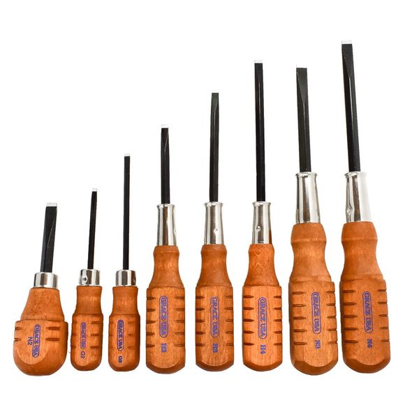 Grace USA Original Gun Care Screwdriver Set HG8, Gunsmithing, Screwdrivers, 8-piece, Gunsmith Tools & Accessories