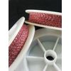 (1) Brick w/ White Spec Genuine Irish Linen Single Pool Billiard Cue Wrap Spool