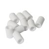 PZRT 6x4x10mm Ceramic Insulation Tube Twin Bore for Heating Element, White