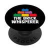 Brick Builder Funny Blocks Building Boys Kids Master Builder PopSockets Adhesive PopGrip