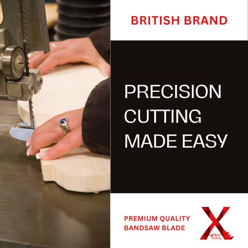 2360mm x 1/4" x 6 TPI Bandsaw Blade Premium Quality for Cutting Wood, Plastic, Acrylic, MDF Made by Xcalibur Tooling UK