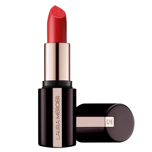 Laura Mercier Caviar Hydra Crème Lipstick, 16HR Hydration and Lip Barrier Repair, All Day Wear, Plumping, Smudge- & Fade-proof, Creamy Satin Finish, Infused with Hyaluronic Acid, 555 Madison Ave