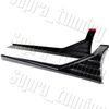 Painted Black 30.6" x 9.5" MP-Type Side Skirt Rocker Splitters Diffuser Winglet