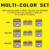 12 PACK GPS Tracking Warning INSIDE MOUNT Theft Deterrent Stickers High Quality