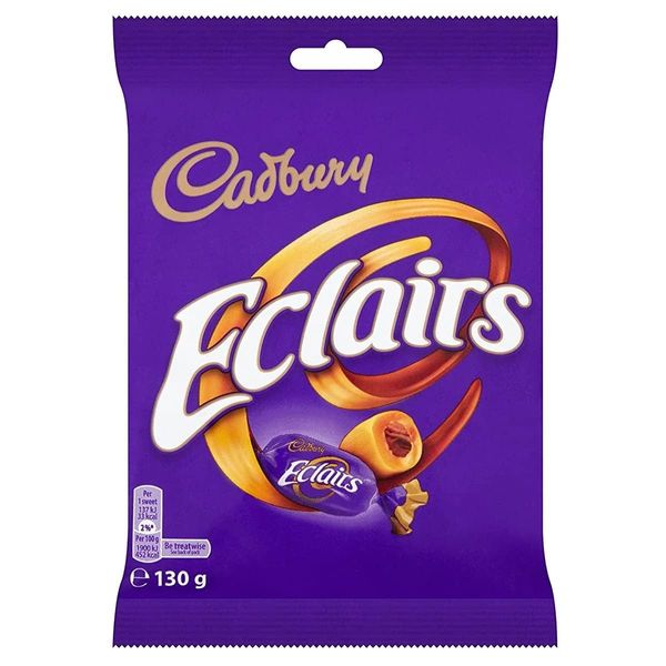 Cadbury Eclairs Classic Milk Chocolate Bag 130g (Pack of 1)