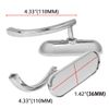 Motorcycle Chrome Mini Oval Mirrors For Harley Davidson Sportster Dyna Softail