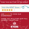 Kent Handmade Coarse Fine Toothed Pocket Comb, Length-11.3 cm