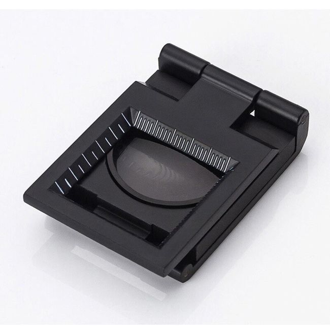 Metal Foldable Magnifier 20X Linen Tester Loupe Cloth Thread