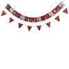 Festive Christmas Banner & Bunting Twin Pack (Red)