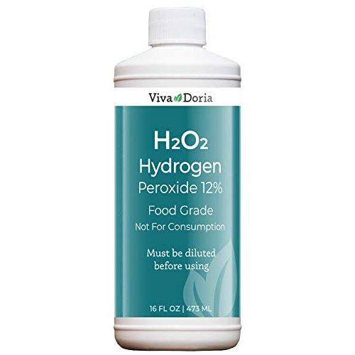 Viva Doria Hydrogen Peroxide 12 Percent Aqueous Solution - Food Grade, 16 Fl Oz