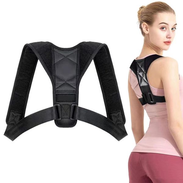 KDJXZ Back Posture Corrector for Men Women,Back Support Brace Posture Corrector Adjustable Shoulder Lumbar Belt Lightweight Upper Back Straightener Brace Relief Pain in Neck Back and Shoulders