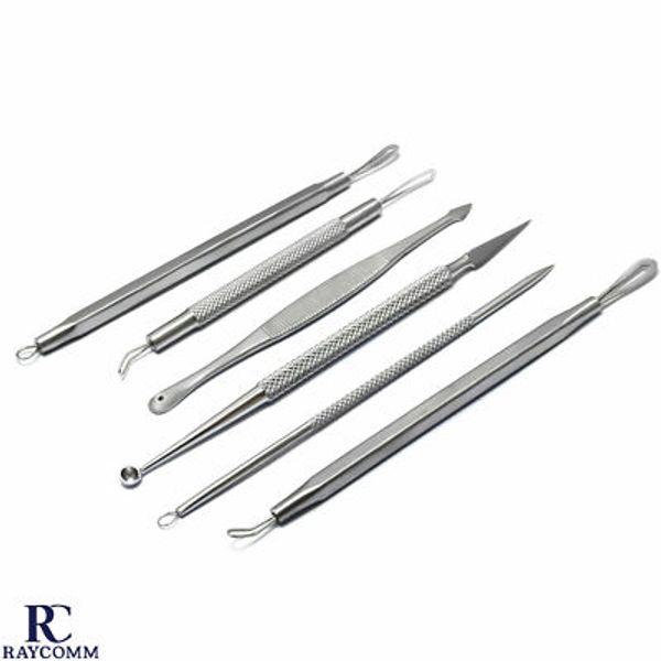 Facial Comedone Blackhead Remover Acne Pimple Blemish Extractor Remover Kit