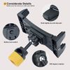 LINCO 10" Ring Light Tripod Stand 80" with iPad iPhone Holder for Live Video