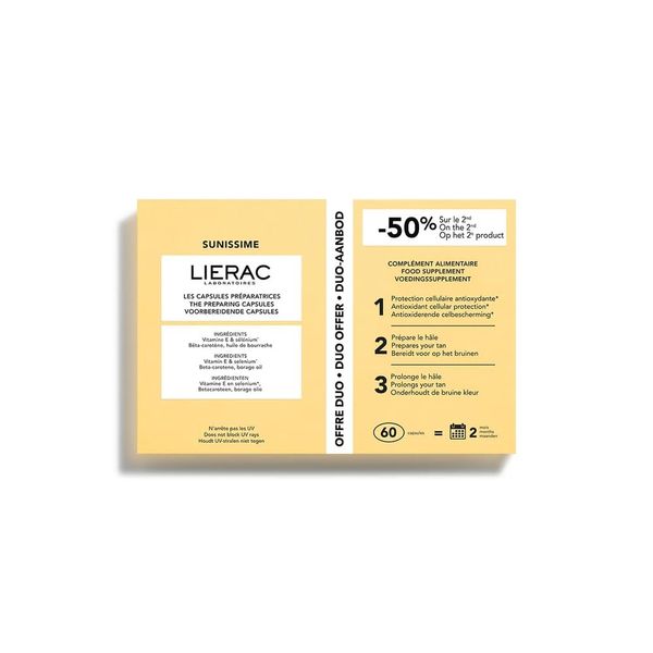Lierac Sunissime Duo Capsules (Pack of 60)