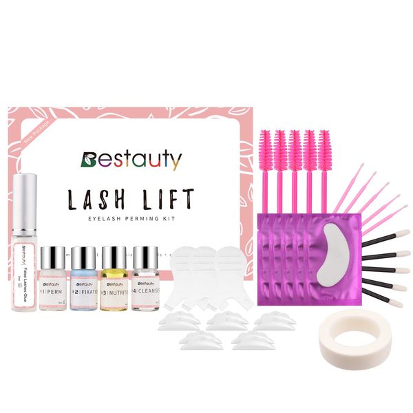 Bestauty Lash Lift Kit, Tools for Lash Lift Professional Lash Lift and Tint Kit, Eyelash Extensions and Curling, Semi-Permanent Curling Perming Wave Suitable for Home Salon