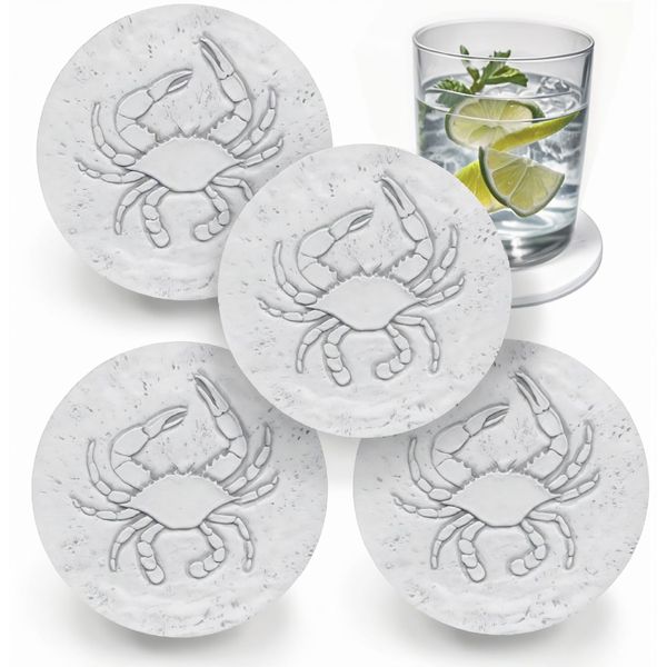Blue Crab Absorbent Drink Coaster (set of 4)