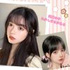 QIAOXI Bangs Wig, Human Hair, Point Wig, Women's Wig, Fully Hand-Planted, With Whorls, Thick Partial Wig, Site Available, Hides Gray Hair