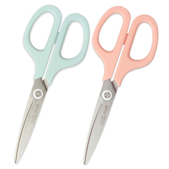 Plus Scissors Fit Cut Curved Smart 30 Degree Pale Tone 2 Color Set