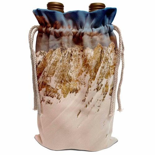 3dRose Wine Bag - Mineral Fork, Wasatch Mountains, Utah, USA - US45 HGA0335 - Howie Garber Mountains