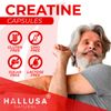 CREATINE Monohydrate - Muscle Growth - Strength, Performance & Recovery - 60 Cap
