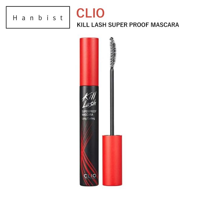 CLIO KILL LASH SUPERPROOF Mascara 01 LONG CURLING Mascara Eye Makeup Clio Korean Cosmetics Individually Wrapped Cosmetics [Domestic Shipping]