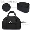 CURMIO Bartender Kit Travel Carrying Bag with Padded Compartment for Wine and Bar Tools Set, Bartender Shoulder Tote Bag for Home Indoor Outdoor Patio Party, Black, BAG ONLY, Patent Pending