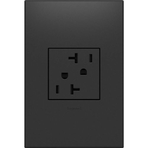 Legrand Adorne 20A Tamper-Resistant Outlet in Graphite Finish, 4-Pack, ARTR202G4