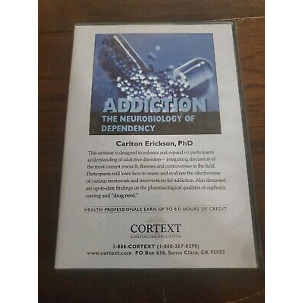 Carlton Erickson Addiction The Neurobiology Of Dependency Audio CD Program