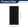 sourcing map 10pcs Vinyl Squeegee Fabric 4 Inch Pre-Cut Self-Adhesive Microfiber Replacement Felt for Squeegee Application Tool, Black