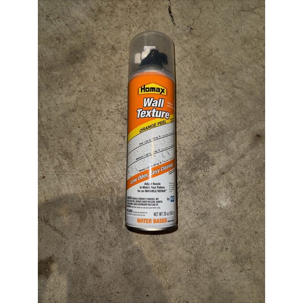 New Homax Wall texture 20oz. White Orange peel Adjust Nozzle Water-Based