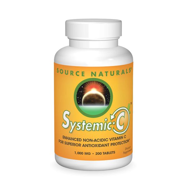 Source Naturals Systemic C, 1000mg - 200 Tablets