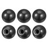 sourcing map 6Pcs Threaded Ball Knobs, M12 Female Thread Thermoset Ball Knob 1.57'' Dia Black Round Operation Ball Handles Embedded Threaded Knob for Machine Handle Tool Replacement