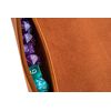 Dice Scroll Rolling Mat and Carrying Case, Brown