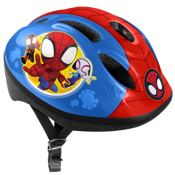 STAMP Boys Bicycle Helmet S Spidey, RED Blue, S