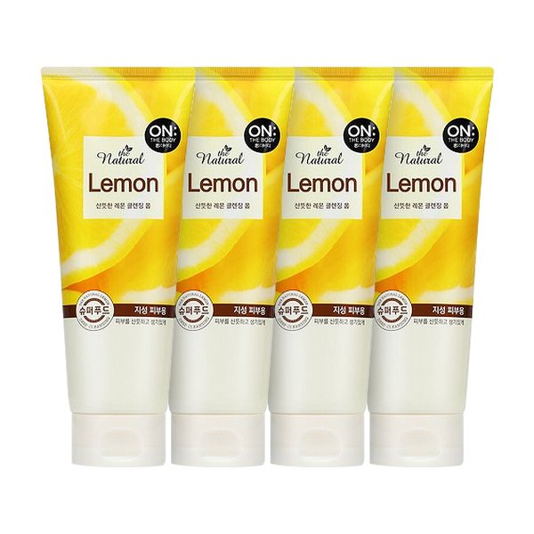 On the Body The Natural Fresh Lemon Cleansing Foam 200g x 4