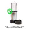 Stainless Steel Cross Blade Compatible With Magic Bullet 250W Blender Replacement Accessory (2 Pack)