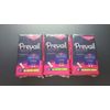 3x Prevail Daily Liners Bladder Leaks Regular Very Light Absorbency 78 Total