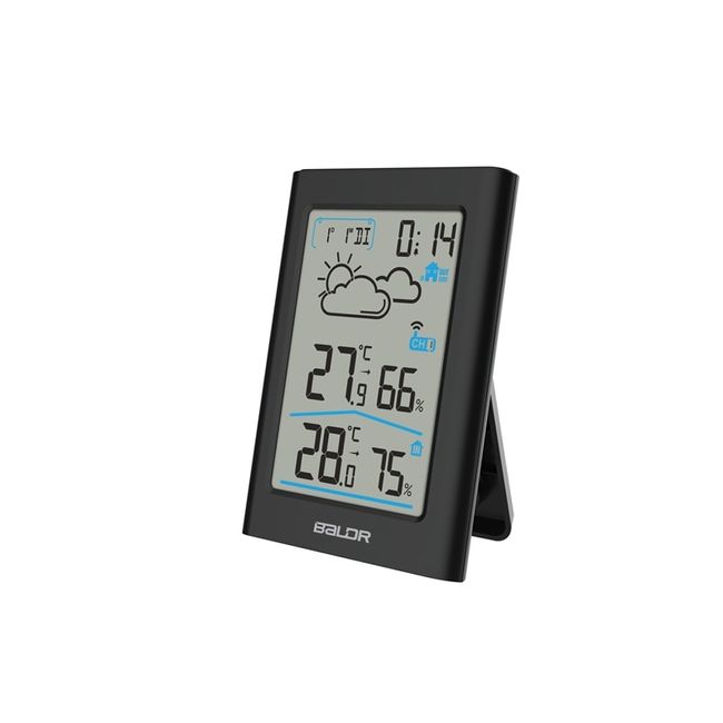 Weather Station Wireless Indoor Outdoor Thermometer with Outdoor Sensor -  BALDR Electronic