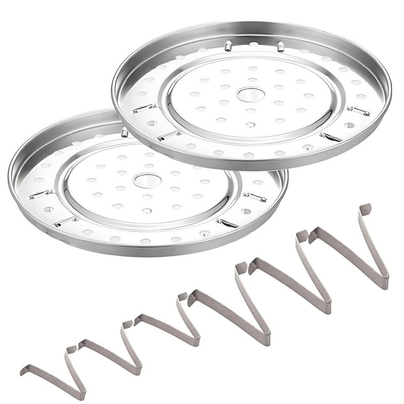 Turbokey Round Canning Rack 6.1 Inch Pressure Cooker Racks 2-Pack ...