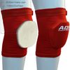 AQF Knee Support Brace Protector Foam Pads Guard Wraps Elasticated Shield (Red, S)